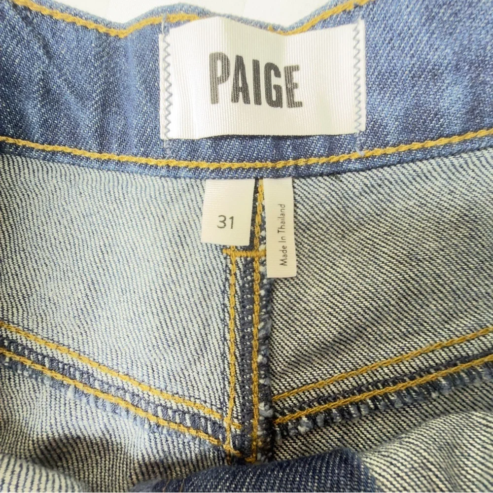 PAIGE Dark Blue Flare Jeans - Picture 11 of 15